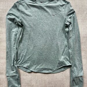 Nike Green Long Sleeve Shirt